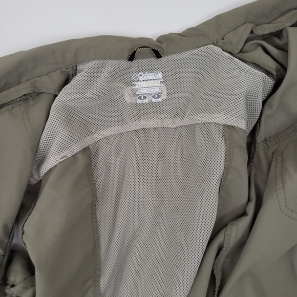 Columbia packable dress asymmetrical pockets mini titanium sportwear button down - Picture 15 of 16